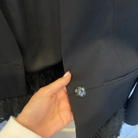 Madison Marcus black feather Blazer - Picture 4 of 7